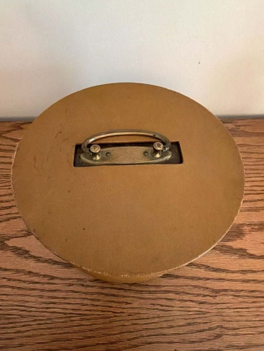 Vintage Wooden Poker Chip Carousel Caddy with Cover and Chips